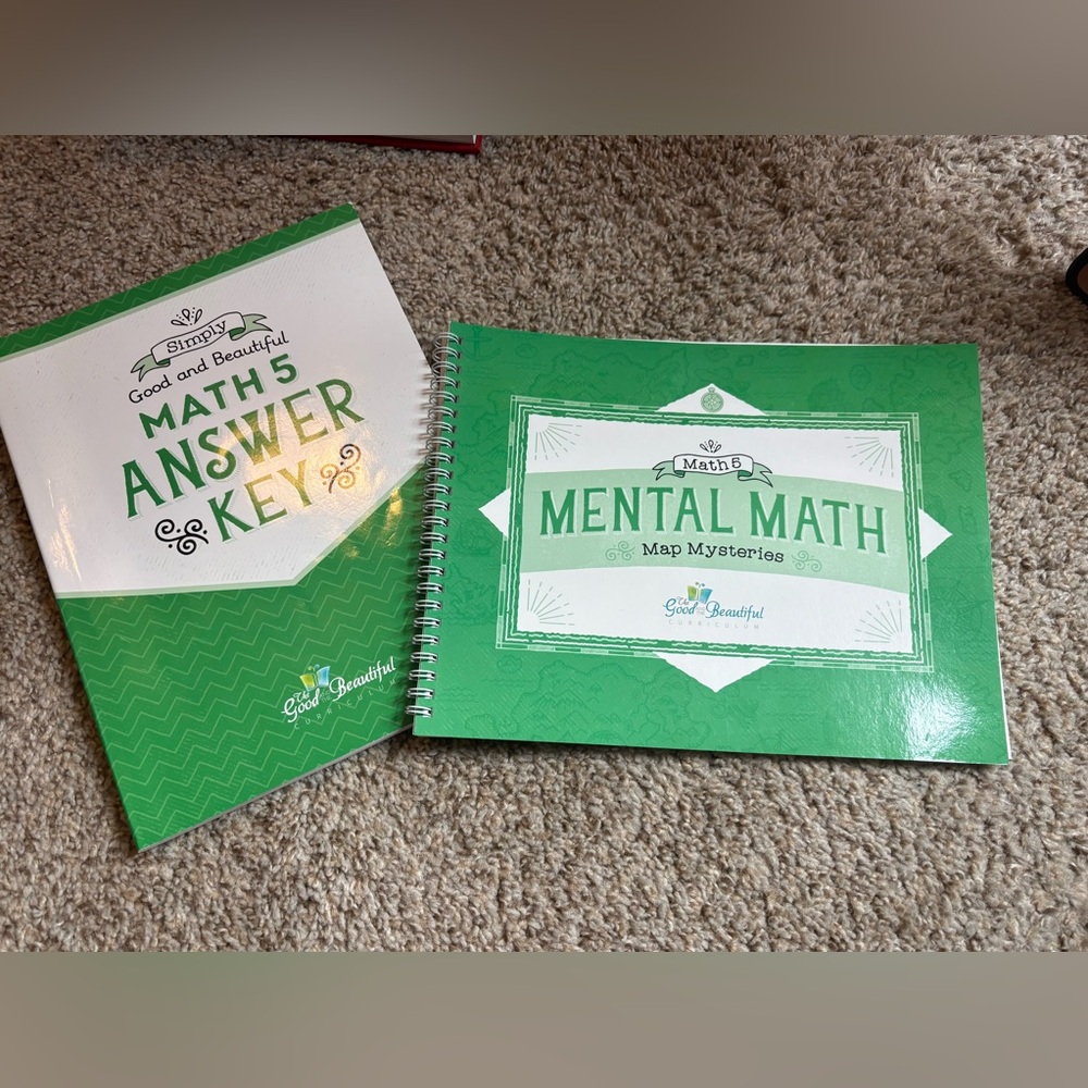 Math 5 Mental Math Workbook and Answer Key